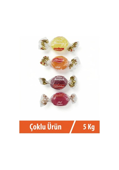 Afia Meyveli Mini Bonbon Şeker 5x1 Kg