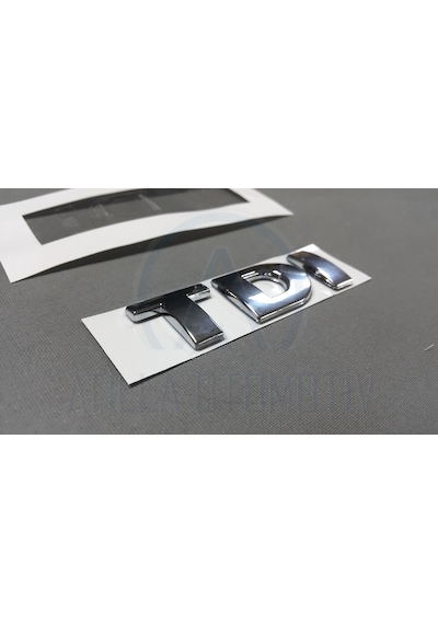 VOLKSWAGEN CADDY 2003-2010 TDİ BAGAJ YAZISI KROM