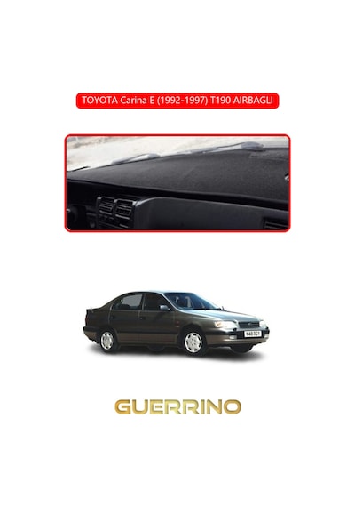 Toyota Carina E 1992-1997 T190torpido Koruma Halısı Kırmızı Kenar