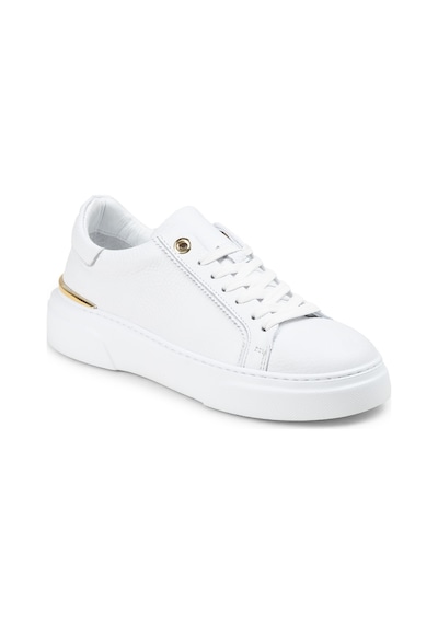 Deery Kadın Hakiki Beyaz Deri Sneaker Ayakkabı - 00502zbyze01