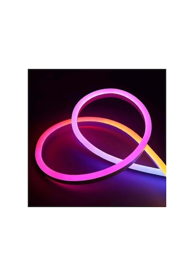 Rgb Neon Led 3 Metre, Sese Duyarlı Çok Renkli Led Işık Şeridi Diğer