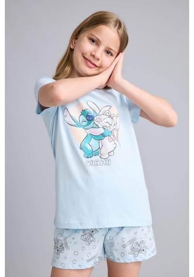 Defacto Dısney Lılo & Stıtch Lisanslı Regular Fıt 2li Pijama Açık Mavi Takımı Kız Çocuk E6241a826smbe773 Mavi-be773 Defacto Dısney Lılo & Stıtch Lisanslı Regular Fıt 2li Pijama Açık Mavi Takımı Kız Çocuk E6241a826smbe773 Mavi-be773