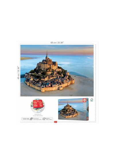Educa Puzzle 1000 Parça Mont-saınt-mıchel Fsc 19262