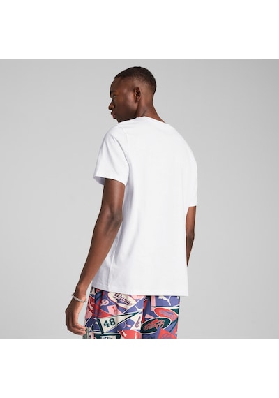Puma Sports Legacy Erkek Grafik Tişört 629627 02 Beyaz