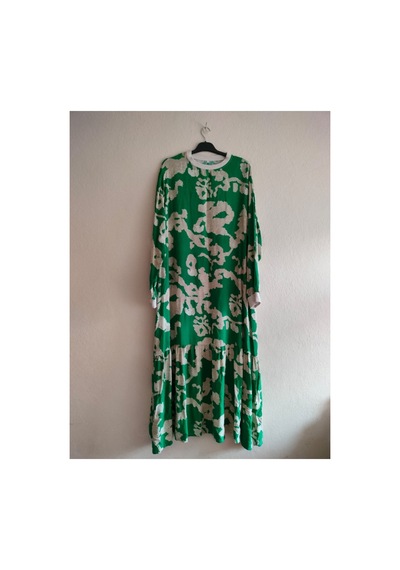 Çınar Boutique Viscon Tesettür Elbise-yeşil - 48 Yeşil Yeşil