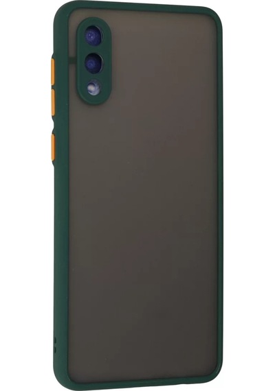 Newface Samsung Galaxy A02 Kılıf Montreal Silikon Kapak - Yeşil