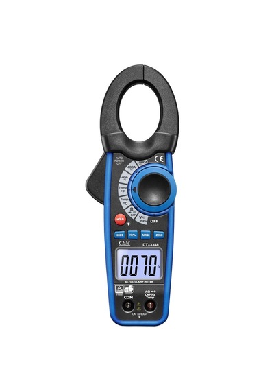 Cem Dt-3348 Professional True Rms 1000a Ac/dc Watt Clamp Ampermetre