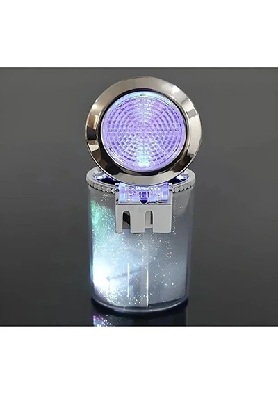 Mercedes Benz 7 Renkli Rgb Led Işıklı Lüx Oto Küllük Kapaklı Spor Araç İçi Küllük Araba Küllüğü