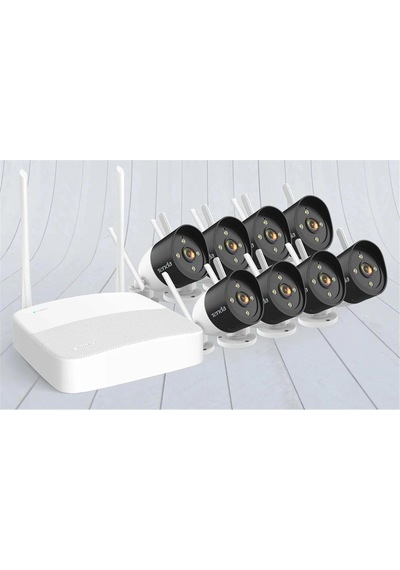 Tenda K8w-3tc 8 Kanal Nvr Kayıt Cihazı + 8 Adet Outdor Ip Wifi Bullet Kamera Set Kdo