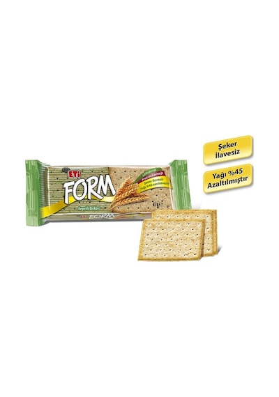 Eti Form Kepekli Bisküvi 24 x 45 G
