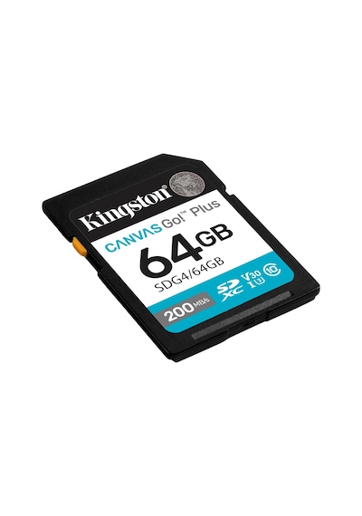 64gb Canvas Go Plus Sd Card Up To 200mb/s Class 10, Uhs-ı, U3, V30 Sdg4/64gb