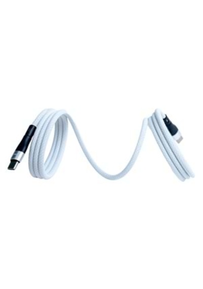 Ks-cc01 Beyaz Manyetik Usb-c-c Kablo 1 M, Süper Hızlı