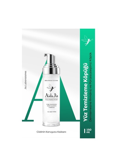 Aida Jia Nemlendirici ve Gözenek Sıkılaştırıcı Yüz Yıkama Köpüğü 150 ML