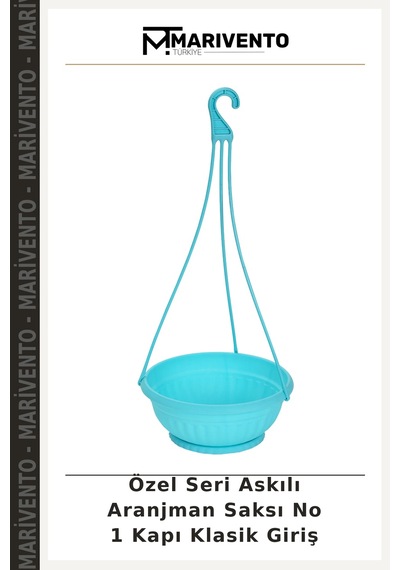 Özel Seri Askılı Aranjman Saksı No 1 Kapı Klasik Giriş
