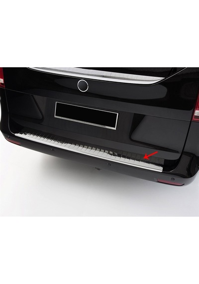 S-dizayn Mercedes Vito W447 Krom Arka Tampon Eşiği 2014-2020