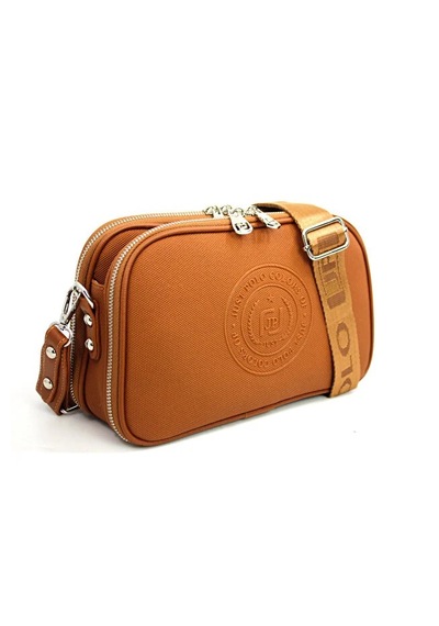 Just Polo Kadın Günlük Kullanıma Uygun Lakoste Ayarlanabilir Askılı Lüks Omuz Çantası Shoulder Bag Taba