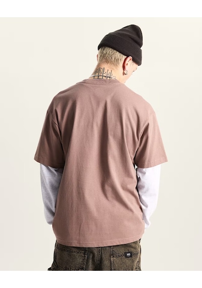 Vans Salton Loose Ss Erkek Tişört Vn000p56chg1 Vn000p56chg1 Kah Kahverengi