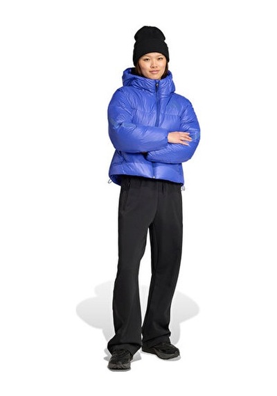 Adidas W Z.n.e. Puffer Kadın Outdoor Mont Jw1517 Mavi Mavi