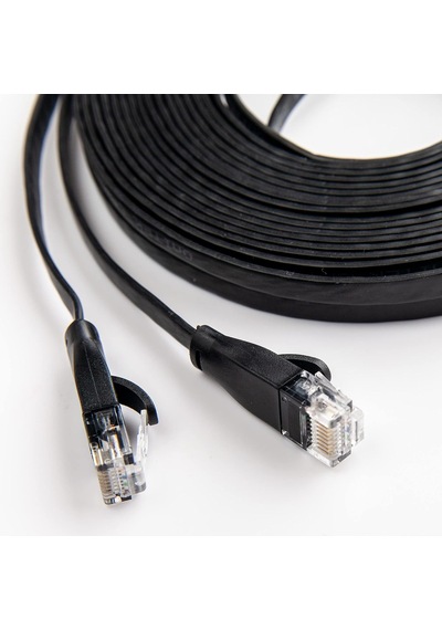 Patchcord Düz Kablo Kat.6 Utp 5m / Rj45 Tip B / 250 Mhz / 1000 Mbit/s/fluke Networks Sertifikası/pvc Ve Bakır/korumalı Utp/siyah