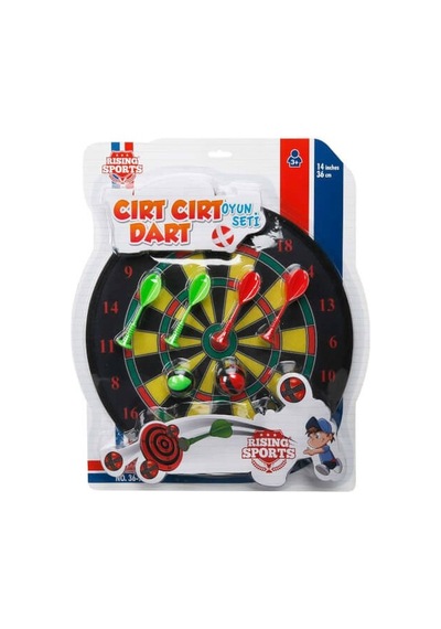 Rising Sports Cırt Cırtlı Dart Oyun Seti 36 Cm İğnesiz Dart Seti