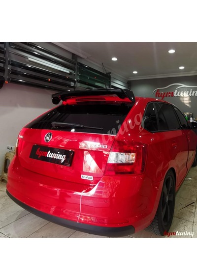 Skoda Rapid Spoiler, Küçük DTM, Universal Kanat Votex Piano Black