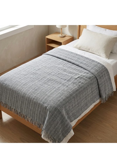 Juan Tek Kişilik Battaniye Mavi 150x200 Cm Renkli