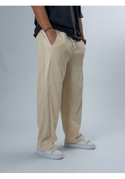 Cocopelli Oversize Bej Erkek Baggy Pantolon Coc2546 Bej