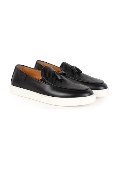 Libero Erkek Loafer Ayakkabı Hakiki Deri Antik Püsküllü Delikli Sneaker Taban Bağcıksız Hafif Eva L5646 Siyah Libero Erkek Loafer Ayakkabı Hakiki Deri Antik Püsküllü Delikli Sneaker Taban Bağcıksız Hafif Eva L5646 Siyah