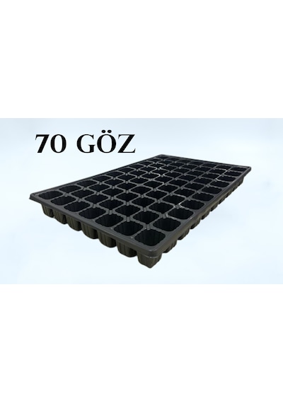 70 Göz Fidelik Kısa - Fide Viyolü - Fidelik - (100 Adet )