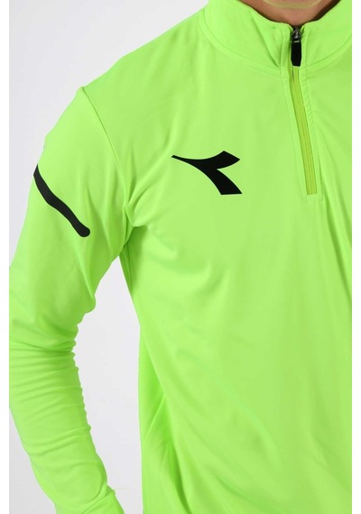 Diadora Alto Antrenman Eşofmanı Tek Üst Neon Yeşil