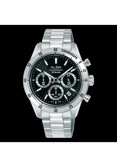 Alba At3l27x1 Quartz Çelik Gri Siyah Kadran 39 Mm Erkek Kol Saati