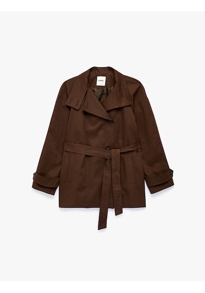 Koton Pamuklu Reglan Uzun Kollu Düğmeli Kemerli Gabardin Dik Yaka Trençkot Kahverengi 7wak00171ew Kahve Koton Pamuklu Reglan Uzun Kollu Düğmeli Kemerli Gabardin Dik Yaka Trençkot Kahverengi 7wak00171ew Kahve