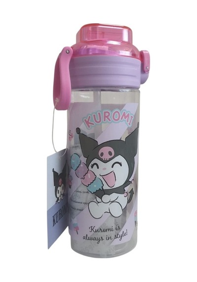 Kuromi 500 Ml Renkli Matara Dayanıklı Yapı İle Spor Ve Outdoor Kullanım İçin Uygun 3412-9 Çok Renkli