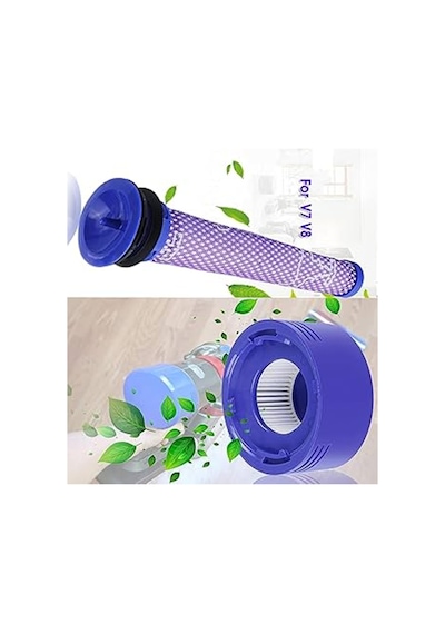 Dyson V7 V8 Cordless Uyumlu Filtre Seti 4lü Ön,arka