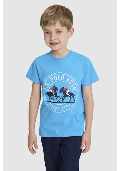 U.s. Polo Assn. Erkek Çocuk Kobalt Tişört 50327036-vr077