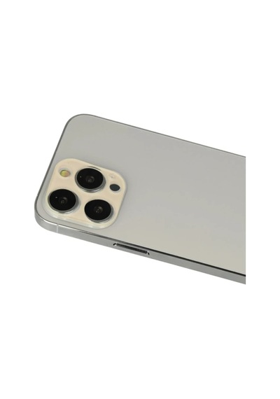 Apple İphone 12 Pro Uyumlu Rainbow Kamera Lens Koruma Cam - Gold