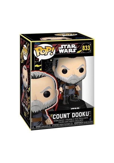 Funko Pop Star Wars: Count Dooku - Retro - Koleksiyon Vinil Fi