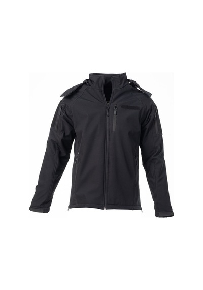Karcamp 5 Cepli Tactical Double Softshell Su Geçirmez Unisex Mont Ceket Siyah