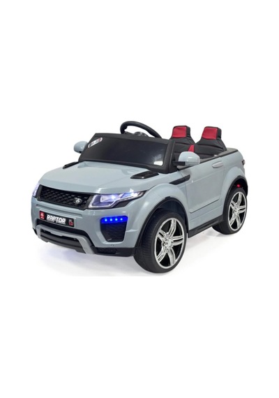 Bebemango Raptor Gt 12v Uzaktan Kumandalı Akülü Çocuk Arabası Çift Motorlu Led Farlı Gri
