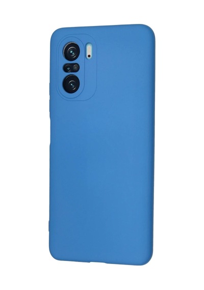 Xiaomi Poco F3 Kılıf Nano İçi Kadife Silikon - Mavi 0.2M-Çok Renkli