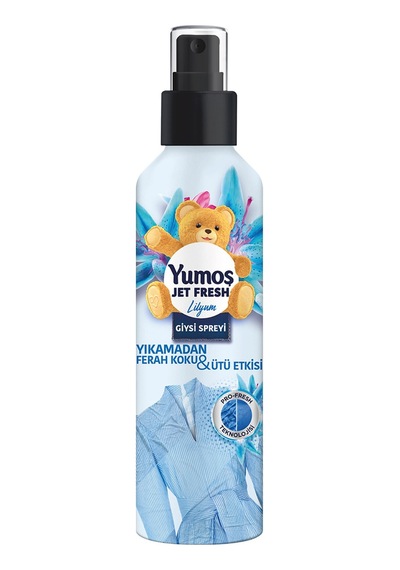 Yumoş Jet Fresh Lilyum Giysi Spreyi 200 Ml - 7 Adet Tarı