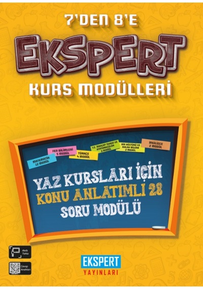 7 Den 8 E Geçenler İçin Yaz Kurs Modülü + 8.sınıf Turlayan Matematik Konu Anlatımlı Fasikülleri