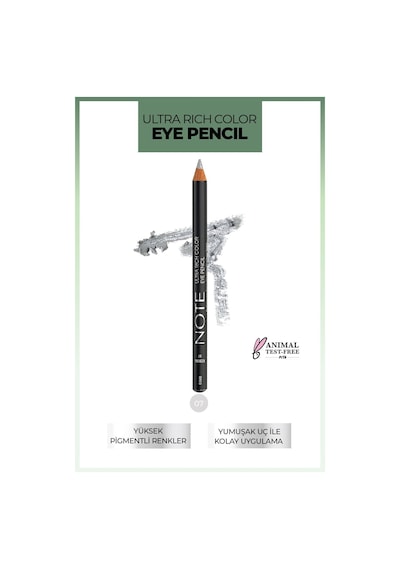 Note Cosmetique Ultra Rich Color Göz Kalemi 07 Iceberg - Gümüş Rengi