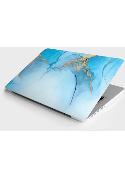 Laptop Sticker Bilgisayar Notebook Pc Kaplama Etiketi Lüks Mavi Mermer
