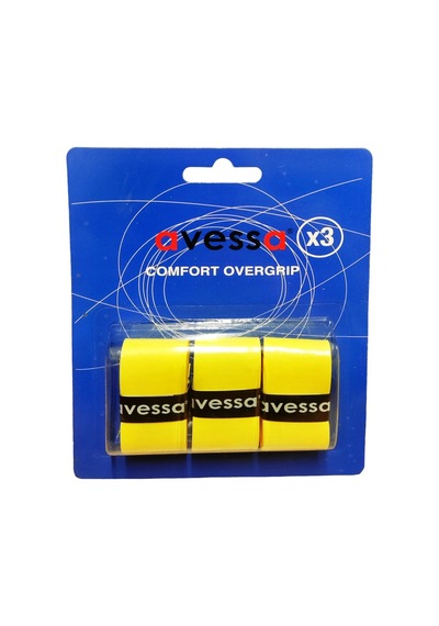 Premium Antrenman Tenis Raket Og-10 Yellow Overgrip Sarı Renk 3'lü
