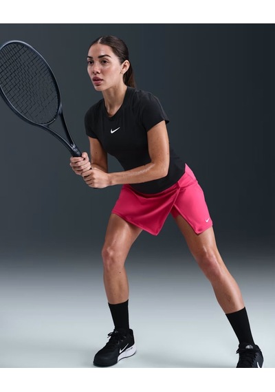 Nike Fd5574-666 Victory Dri-fıt Düz Kadın Tenis Eteği - Pembe