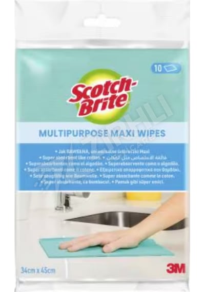 4 Adet Scotch Brite Çok Amaçlı Maxi Temizlik Bezi Renkli