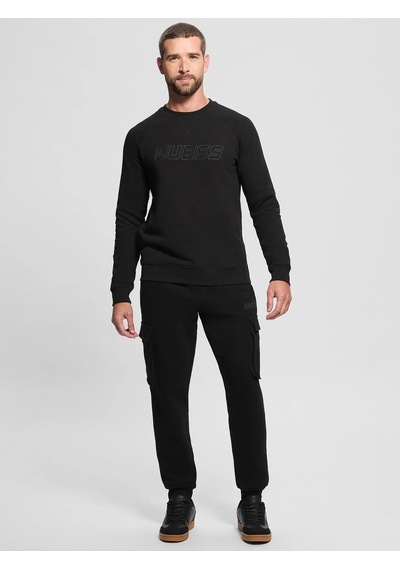 Guess New Aldwin Erkek Sweatshirt Z4yq16k9v31 Siyah