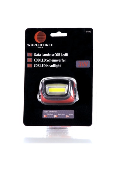 Worldforce Led Kafa Lambası 120Lm 3W Cob Led'Li Profesyonel (523990791)