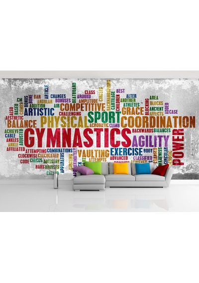 Spor Salonu Duvar Kağıdı - Gym - Yazılı Spor Salonu Duvar Kağıdı - Gym - Yazılı